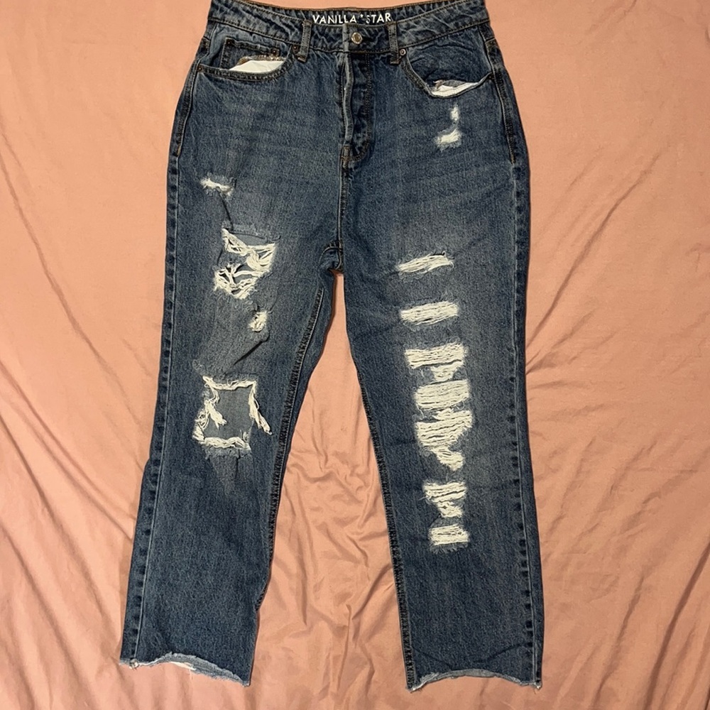 Vanilla Star 90s Boyfriend ripped jeans